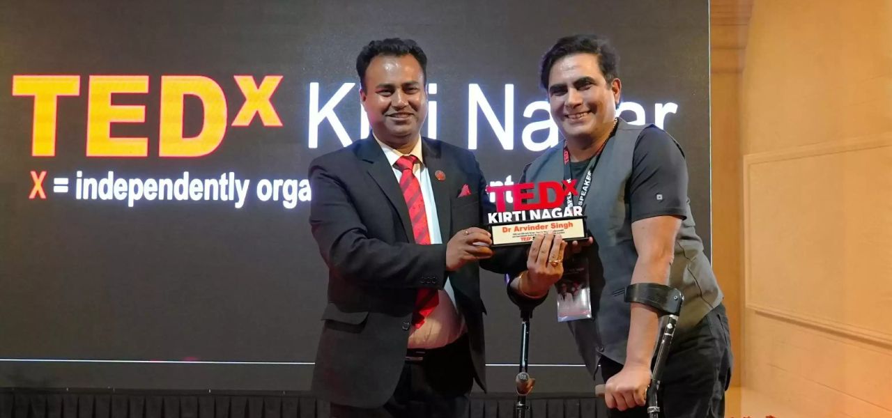 Dr. Arvinder Singh again received TEDx Invitation to speak as an Esteemed International Speaker