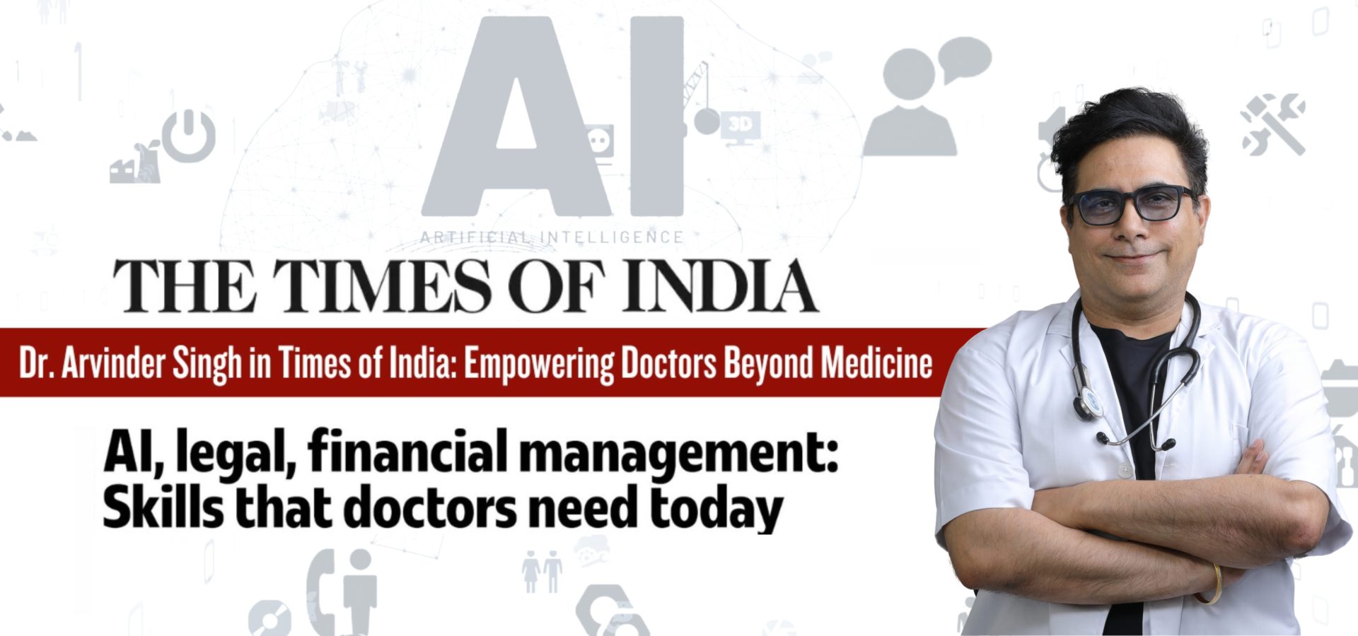 Dr. Arvinder Singh News Featured in Times of India