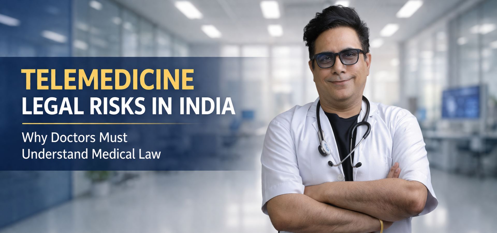 Telemedicine Legal Risks in India – doctor explaining medical law and teleconsultation guidelines