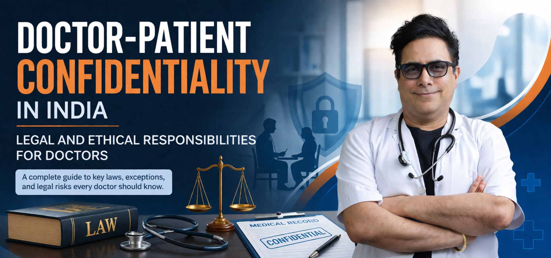 Doctor explaining Doctor-Patient Confidentiality in India with legal and ethical responsibilities
